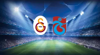 Galatasaray-Trabzonspor maçının ilk 11'leri belli oldu