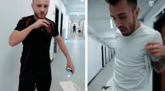 Yok böyle şaka! Samsunsporlu oyuncular kutuyu açtıkları anda hayatının şokunu yaşadılar