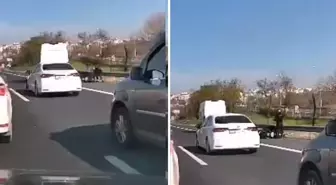 Trafikte dehşet! Tartıştığı motosikletliyi öldürmeye kalktı