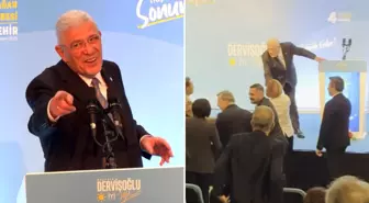 Müsavat Dervişoğlu'nun sözleri üzerine Ayşe Ünlüce salonu terk etti