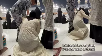 Kabe'de çekilen görüntüye tepki yağıyor