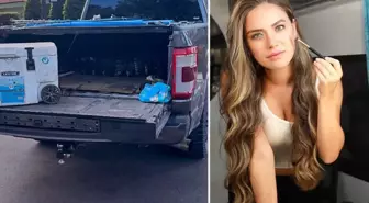 Oyuncu Ceyda Ateş'in oturduğu sitede timsah yakalandı