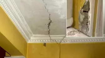 Adres yine Kocaeli! Kolonlarda çatlak oluştu, aile evi terk etti