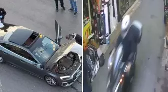Motosikletli saldırgan, husumetlisini otomobilde tabancayla yaraladı
