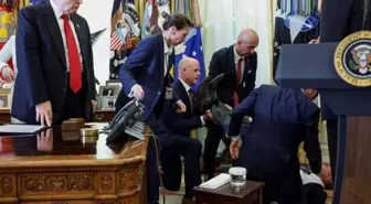 Beyaz Saray'da korku dolu anlar! İlk müdahaleyi Mehmet Öz yaptı