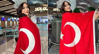 Miss Universe Ceren Arslan: Bu şanlı bayrağın altında yer almak gururum