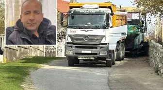Asfalt çalışmasında kahreden ölüm! Kamyonun damperi elektrik telleriyle temas etti
