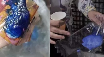 Pamuk şeker yedi, ağzı köpürerek kusmaya başladı! İşin aslı su dökünce ortaya çıktı