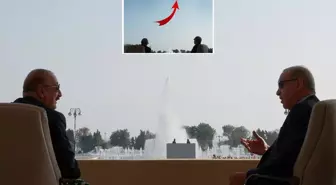 Karabağ Zaferi'nin yıl dönümünde tarihi görüntüler! Erdoğan ve Aliyev'i Türk F-16'larını böyle izledi