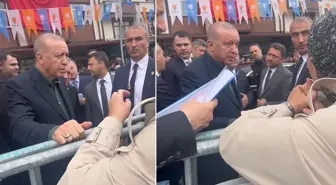 Atanamayan öğretmen yaşadıklarını Cumhurbaşkanı Erdoğan'a gözyaşları içinde anlattı
