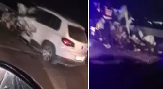 Ankara'da iki otomobil kafa kafaya çarpıştı: 4 ölü, 3 yaralı