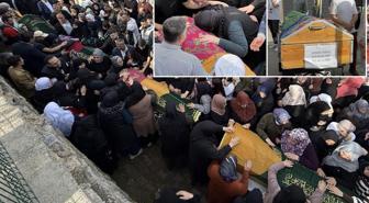 Kocaeli'de yangında hayatını kaybeden 6 kişi dualarla uğurlandı