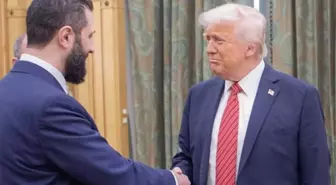 Beyaz Saray'da bir ilk! Donald Trump ile Suriye lideri Şara bir araya geldi