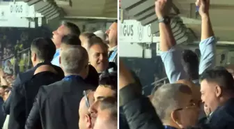 Sadettin Saran'ın tribünlerle birlikte coştuğu anlar