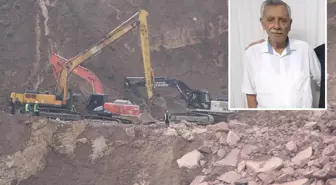Taş ocağındaki göçüğün altında kalan kamyon şoförünün cansız bedenine ulaşıldı
