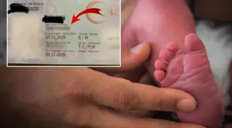 Yeni doğan çocuğuna koyduğu isim bomba