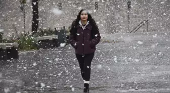Meteoroloji sarı kodla uyarmıştı! Sivas'a lapa lapa kar yağdı