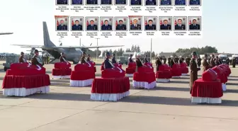 20 şehidimiz için Mürted Komutanlığı'nda tören düzenlendi