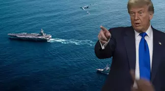 Karayipler'de savaşın ayak sesleri! ABD filosuna savaş uçağı eşlik etti