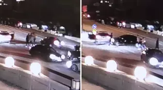 Trafikteki kavgayı ayırmak istedi, pişman oldu! O anlar kameralarda