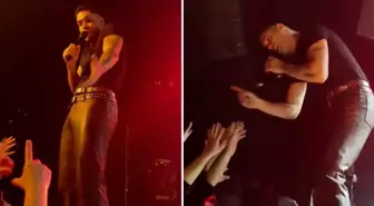 Ünlü şarkıcı Emircan İğrek konserde çıldırdı: Bak gerçekten tekme atarım