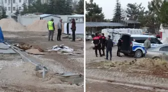 Şantiye savaş alanına döndü! İşçilerle, güvenlikler birbirine girdi