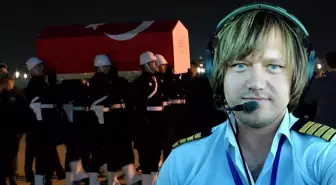 Şehit pilot Hasan Bahar'ın naaşı Türkiye'ye getirildi