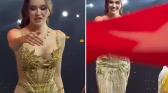 Ülkemizi temsil eden Ceren Arslan'ın Türk bayrağı almasına izin verilmedi