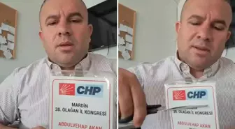 'Kürt halkını sevmeyen bizi de sevmesin' diyerek CHP'den istifa etti
