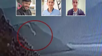 Görüntüler ortaya çıktı! 3 gence mezar olan araç baraja böyle uçtu