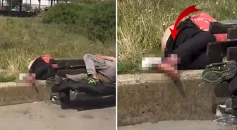 Avrupa'nın orta yerinde kahreden görüntü