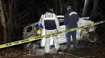 Genç sürücü araçta yanarak hayatını kaybetti