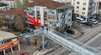 'Yayalar evimi izliyor' şikayeti üst geçidi yıktırdı. Sonrası fıkra gibi: İçerisi yine gözüküyor