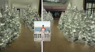 Kim Kardashian'ın noel süslemeleri tepki topladı: Gereksiz ve çok çirkin