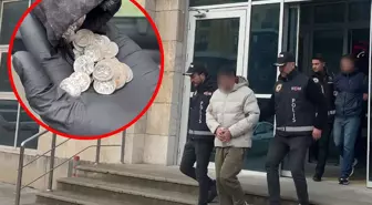 Büyük İskender portreli sikkelerle kaçarken sınırda yakalandılar