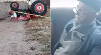 92 yaşındaki adam ilaç yazdırdığı hastanenin otoparkında traktör kazasında öldü