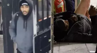 Metroda infial yaratan olay! Uyuyan adamı ateşe verip kaçtı