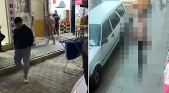 Rus turist sokakta çırılçıplak dolaştı! Polis apar topar gözaltına aldı