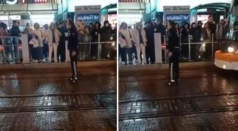 Cadde ortasında yaptığı konuşmayla gündem olan polis memuru açığa alındı