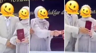 Gelinin nikahlarını kıyan kadın memura hareketi olay oldu: Çok saygısızca