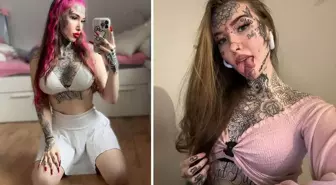 2 milyon harcayıp vücudunu dövmeyle kaplattı, dilini ikiye ayırdı! Yeni hedefi akıllara zarar