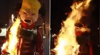 Guatemala'da 'Şeytan Ateşi' Festivali'nde Trump kuklaları yakıldı