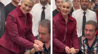 İbrahim Tatlıses, Gonca Cilasun'un elini öptü! Tepkisi dikkat çekti