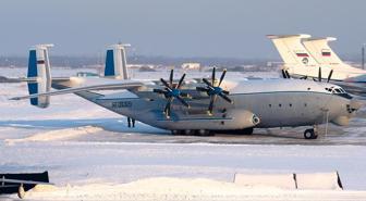 Rus ordusuna ait nakliye uçağı düştü