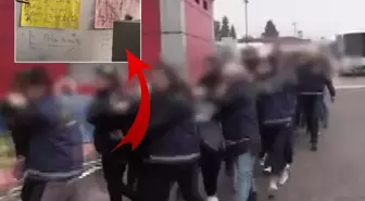 Fuhuş operasyonunda duvardaki yazılar şoke etti