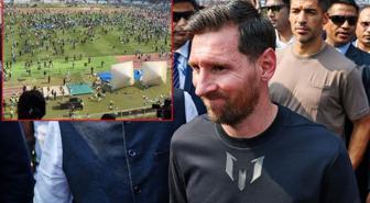 Messi'nin Hindistan'da katıldığı etkinlikte olay! Binlerce kişi sahaya indi, organizatör tutuklandı