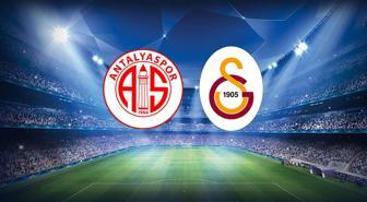 Antalyaspor ve Galatasaray'ın ilk 11'leri belli oldu