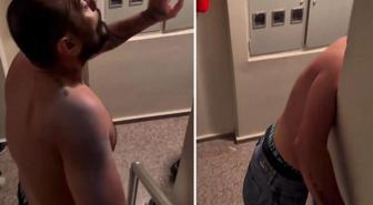 Apartmanda dehşet anları: Komşusuna sinirlenip acısını kayınpederinden çıkardı