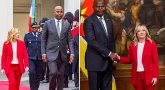 Meloni ve Mozambik Cumhurbaşkanı'nın boy farkı gündem oldu