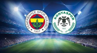 Fenerbahçe-Konyaspor maçının 11'leri belli oldu: Yıldız isim geri döndü
